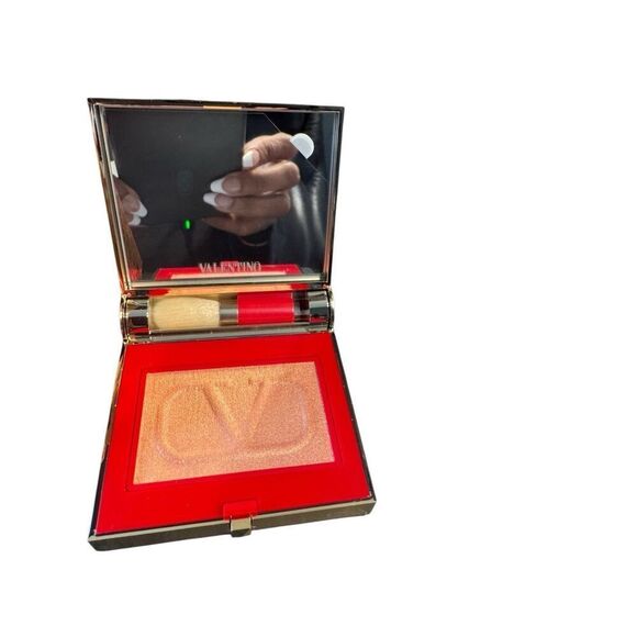 Valentino Eye2Cheek Eyeshadow Blush Afterglow Corallo - Picture 7 of 14